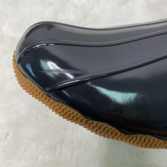 Sperry Women's Black Duck Boots Size 10 - Picture 14 of 16